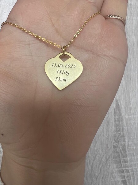 925 Silber Vergoldet Gold Individuelle Gravur Kette Anhaenger Fuss Handabdruck Personalisiert Fingerabdruck Fingerprint Erinnerungsschmuck Trauer Gedenk