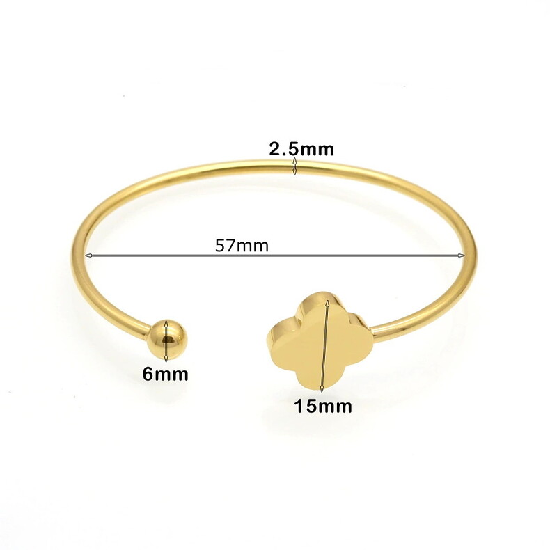 Kleeblatt Des Lebens Armband Erinnerungsschmuck Gold Trauerschmuck Armreif Damenschmuck Fingerabdruck Fuss Handabdruck Grösse Personalisiert Individuelle Gravur