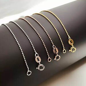 Kugelkette Kette Fingerprint Anhaenger Erinnerungsschmuck Trauerschmuck Andenken Individuelle Anhaenger Personalisiert Silber Gold Rose