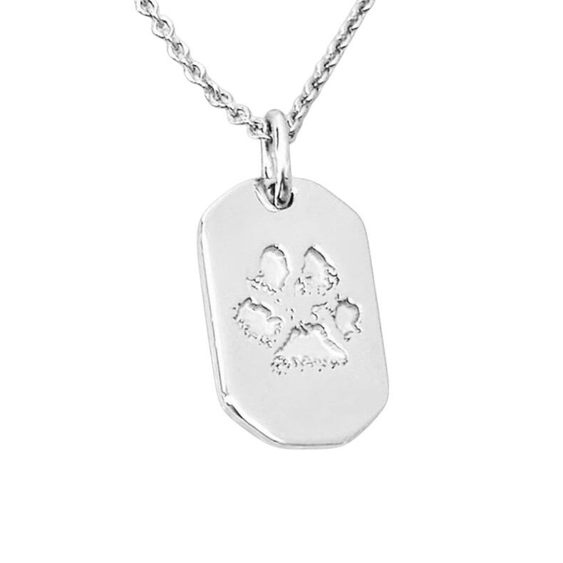 Pfotenabdruck Silberschmuck Erinnerungsschmuck Anhaeger Individuelle Anfertigung Vierpfoten Begleiter Trauerschmuck Tierschmuck Hundepfote Maenner Schmuck Photor