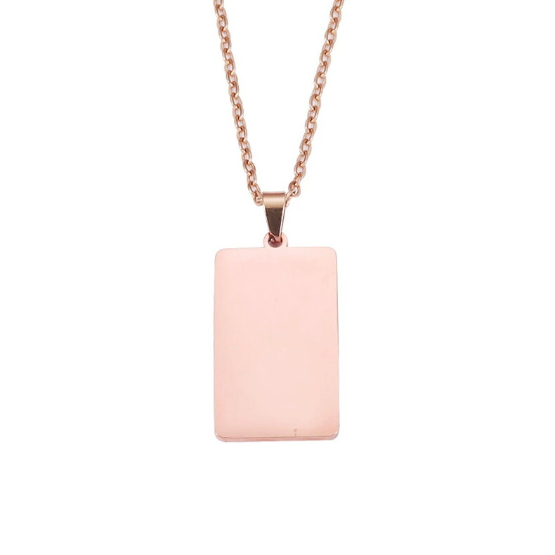 Token Eckiher Anhaenger Individuelle Gestaltung Personlaisiert Mit Finger Fuß Abdruck Gravur Fingerabdruck Fingerprint Silber Gold Rose Trauer Gedenkschmu 3