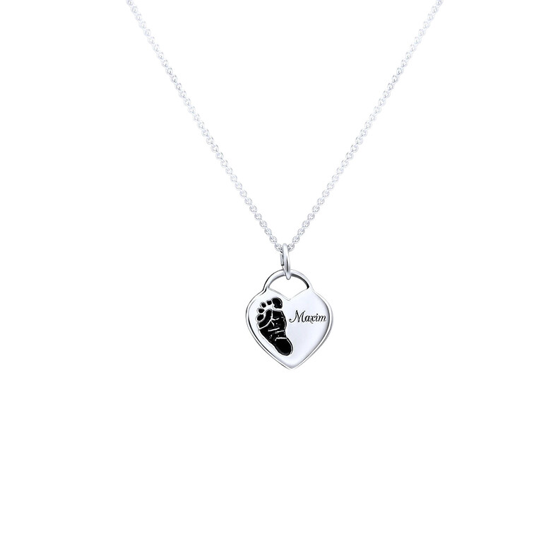 Trauerschmuck Fuer Sternenkinder Andenken Zde Herz Klein Silber