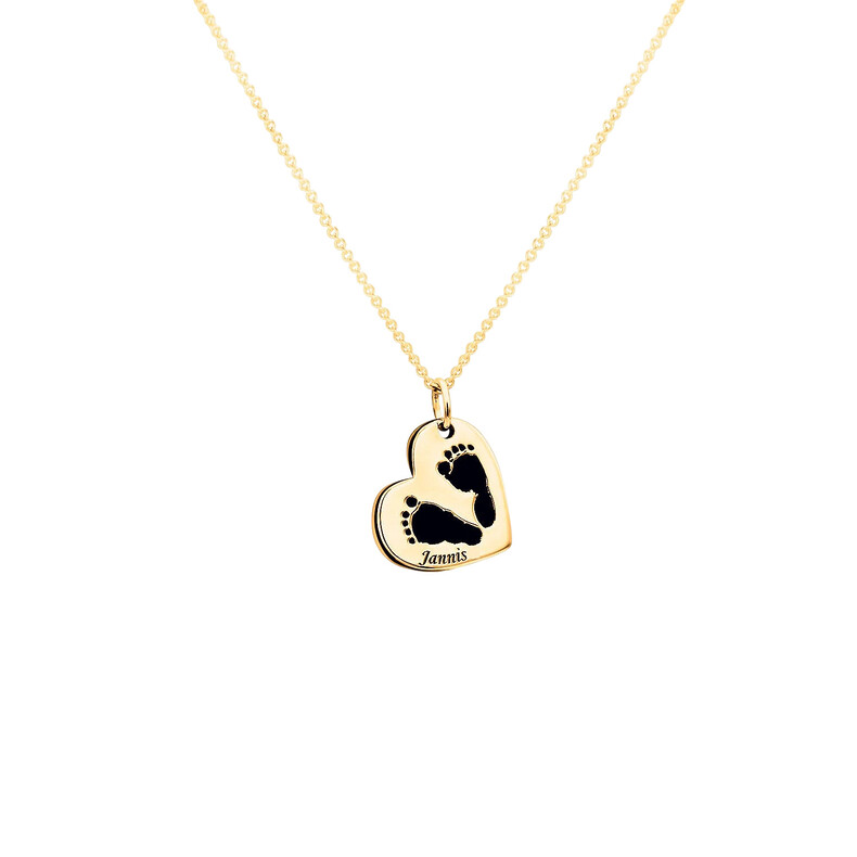 Trauerschmuck Sternenkinder Gold Hand Fussabdruck Gravur Nemen Stern Erinnrungsschmuck Silber Kinder