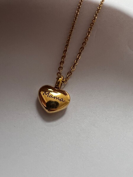 Urnenkette Herz Edelstahl Rose Gold Vergoldet Erinnerungsschmuck Gedenkanhaenger Trauerschmuck Personalisiertegravur Namengravur Befüllbar Anhaenger Fingerabdruckgravur Fingerprint Individuelle Gravur Unikat