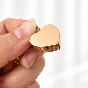 Ascheschmuck Urnenkette Herz Personalisiert Erinnerungsschmuck Trauer Andenken Befüllbar Haare 925 Silver Rose Vergoldet