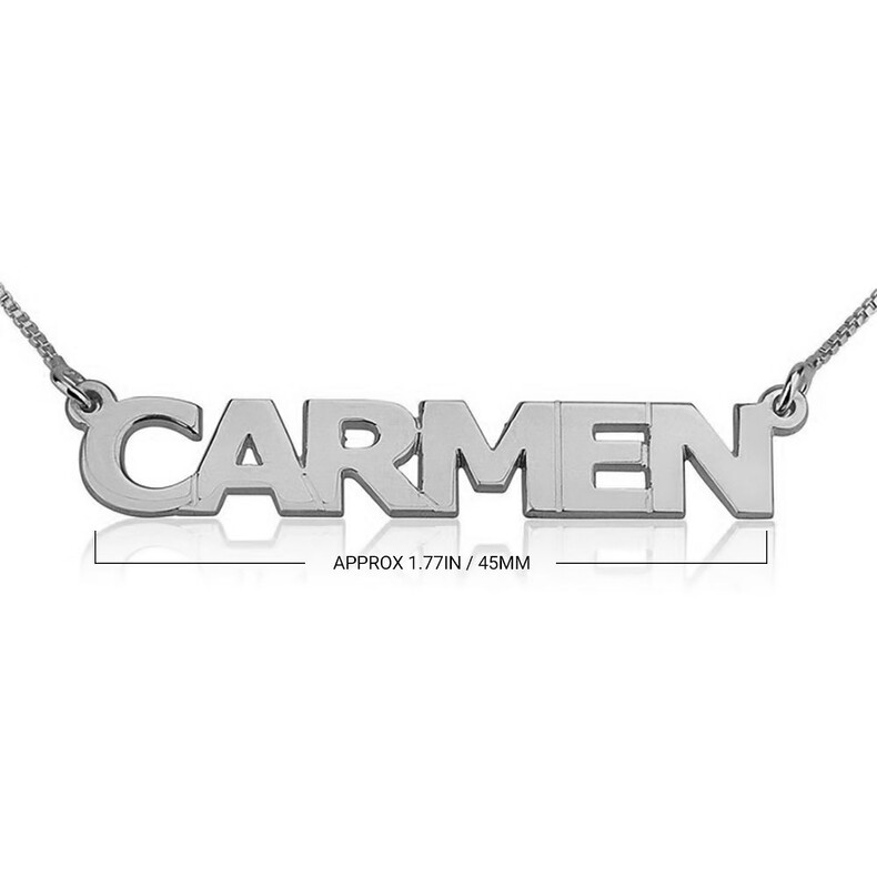 Erinnerungsschmuck Namen Kette Anhaenger Mit Schrift Wort Trauerschmuck Gedenk Liebe Mama Papa Gold Vergoldet Personalisiert Silber Individuell