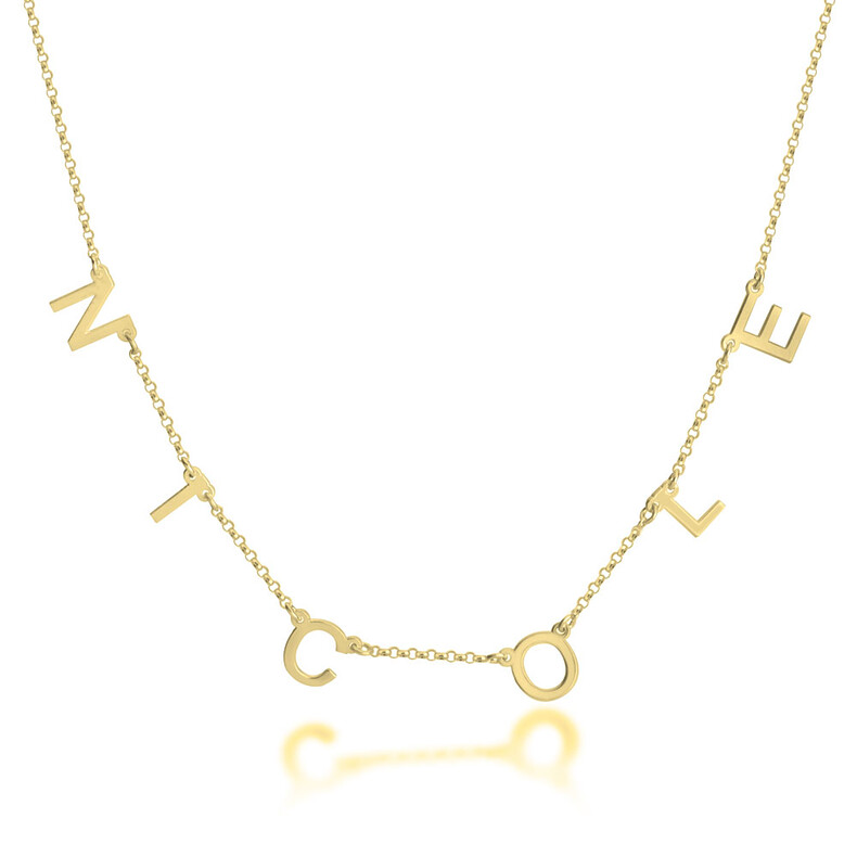 Erinnerungsschmuck Namenskette Kette Mit Namen Trauerschmuck Liebesschmuck Gedenkschmuck Mutter Kette Silber Gold Rose Personalisiert Individuell