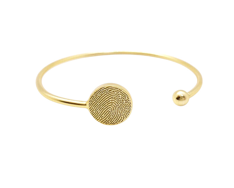 Goldenes Armband Fingerabdruck Schmuck Gedank Anhaenger Hand Fussabdruck Kinderschmuck Erinnerungsschmuck Trauer Liebesbeweis Vergoldet Gold Photoroom