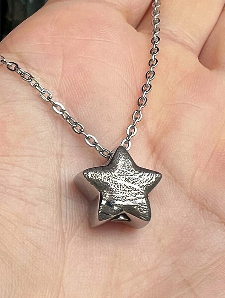 Herz Urnenkette Silber Trauerschmuck Gravur Fingerabdruck Urne Personalisiert Juwelier