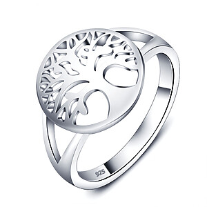 Lebensbaum Schmuck Erinnerungsschmuck Ring Silber Gold Rose Tree Of Life Gedenken Trauerschmuck Familie Family Erbe