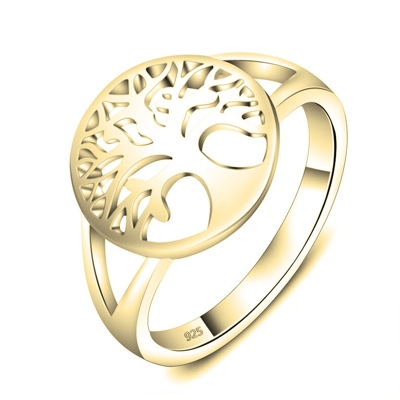 Lebensbaum Schmuck Erinnerungsschmuck Ring Silber Gold Tree Of Life Gedenken Trauerschmuck Familie Family