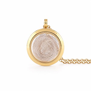 Lebensrad Ascheschmuck Urnenschmuck Haare Asche Parfum Befuellen Runde Kette Gravur Einer Unterschrift Handschrift Gold Silber Andenken