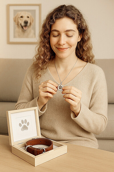Pfotenabdruck Schmuck Kette Hund Abdruck Eigener Hund Armband Haustier Halskette Personalisiert