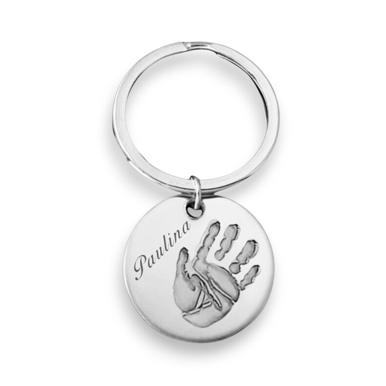 Schluesselanhaenger Rund Papa Maenner Schmuck Anhaenger Foto Gravur Erinnerungesschmuck Gedenk Geschenkidee Silber Edelstahl Traueranhaenger Namengravur