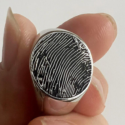 Schwarze Dunkle Gravur